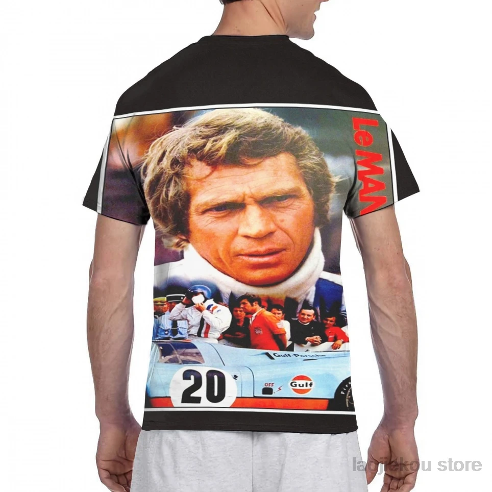 LE MANS Vintage Grand Prix Auto Print men T-Shirt women all over print fashion girl t shirt boy tops tees Short Sleeve tshirts Мужская