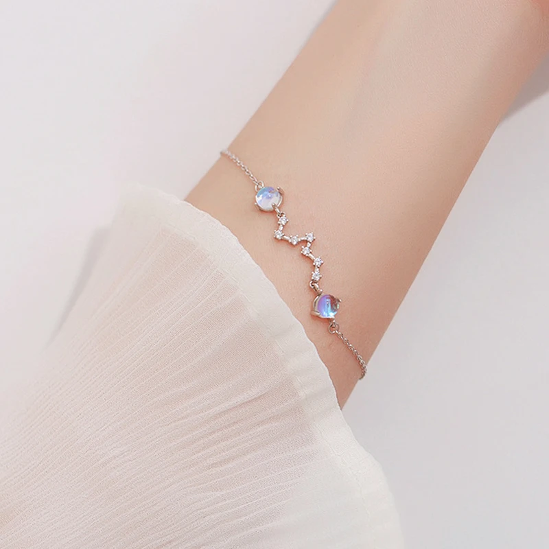 

Big Dipper Charm Bracelet for Women Top Designer Creativity Luxury Jewelry Temperament Micro Inlaid AAA Zircon Wedding Party