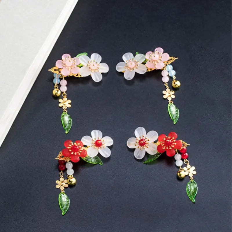 

Hair Clips for Girls Vintage Hairpin Flower Cute Hanfu Hairgrip for Women