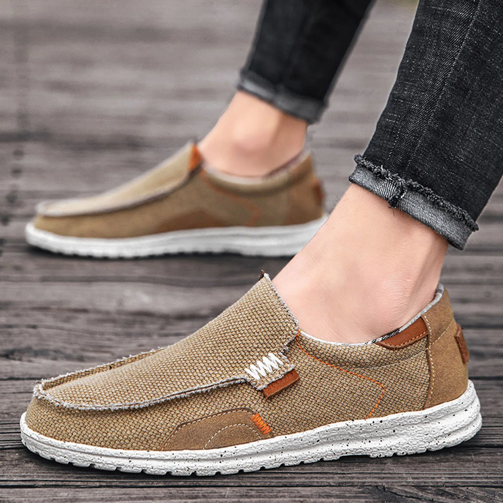 

Men Loafers Casual Shoes Walking Sneakers Men 2021 Fashion Male Canvas Breathable Casual Footwear Comfortable Men Shoes Sneakers