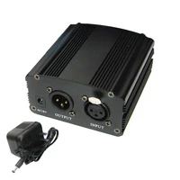 48v phantom power for bm 800 condenser microphone studio recording karaoke supply equipment dc power eu plug audio adapter