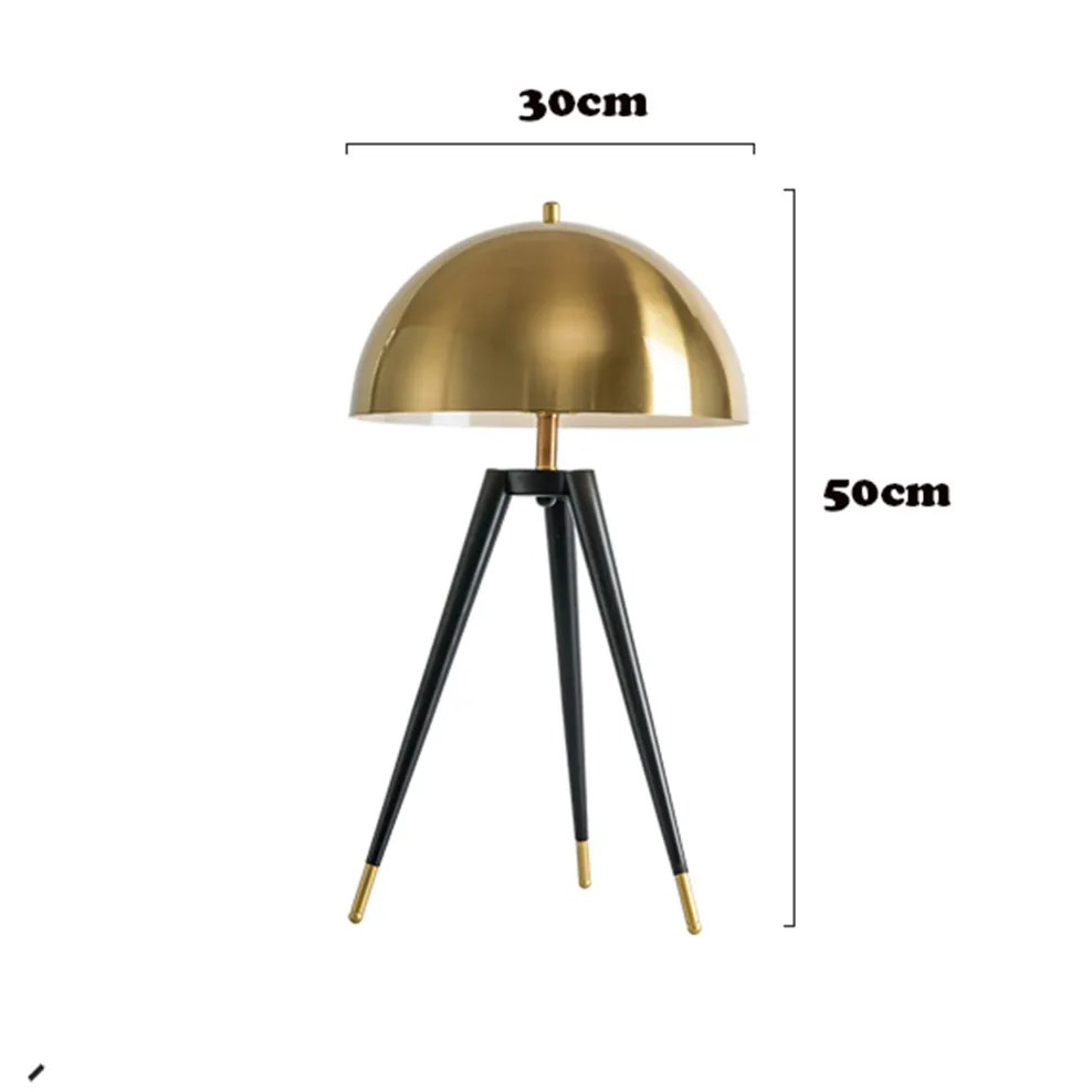 Скандинавский дизайнерский тренога металлический абажур настольная лампа для