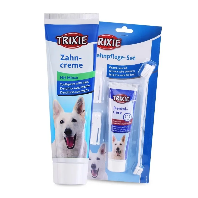 Товары для питомцев собачья зубная паста набор зубных щеток со вкусом говядины