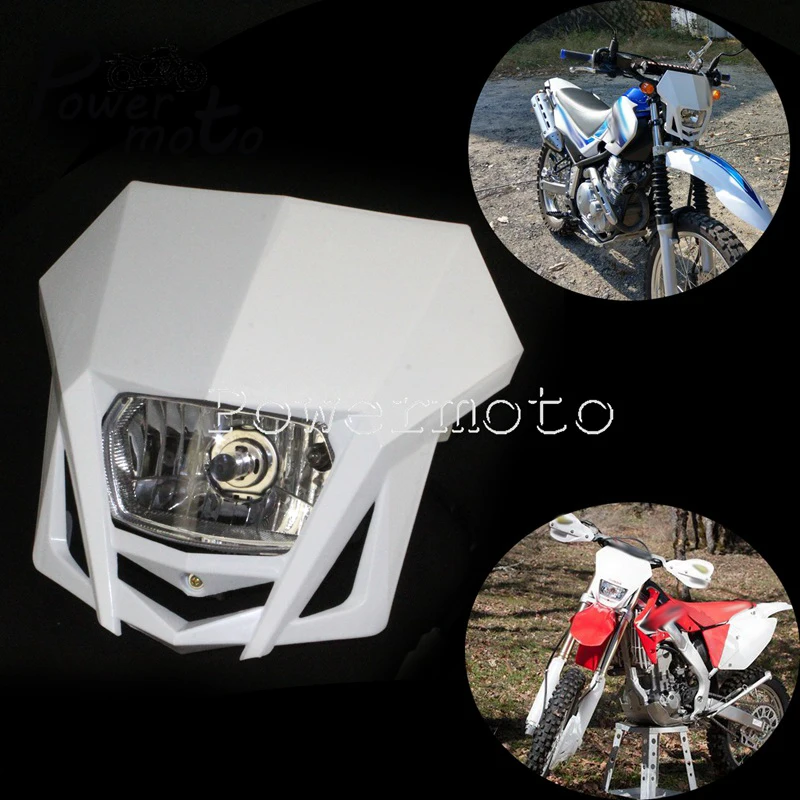 12V for moto Dirt Bike Halo phares Phares Dirtbike phares for KTM CRF XR WRF YZF DRZ-004 KLX YM super brillant
