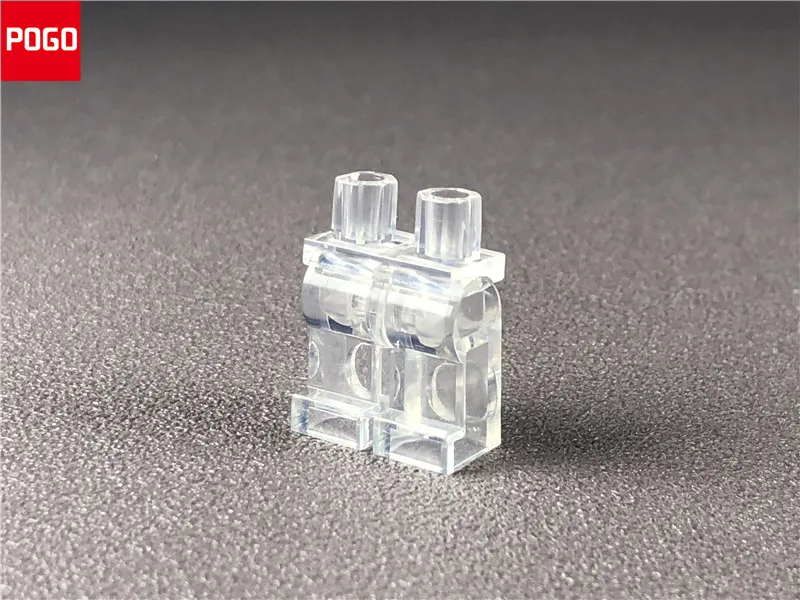 10 шт./лот кубики Moc hips модель фигурки Красочные Брюки DIY Развивающие строительные блоки мини куклы игрушки для детей Подарки - Цвет: trans clear trousers