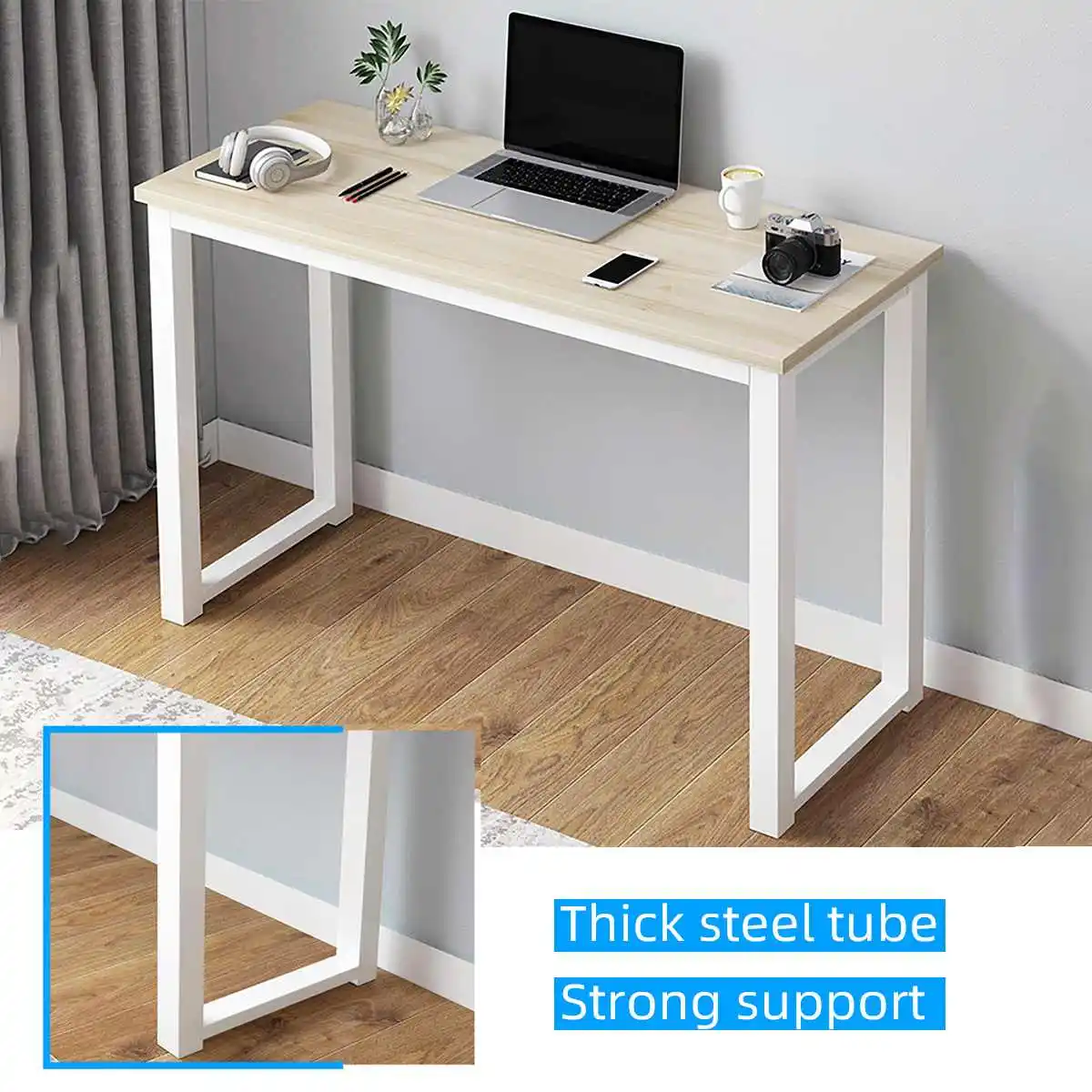 

Computer Desk Laptop Desk Modern Bedside Table Wooden Laptop Stand Home Office Gaming Table Workstation Study Writing Desk