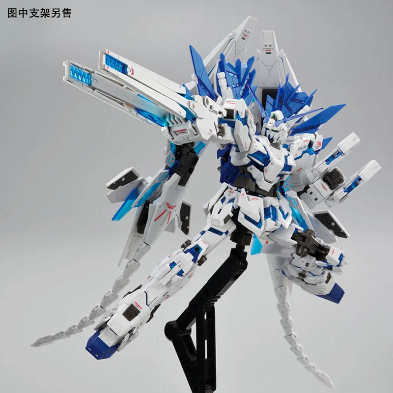 

Bandai Gundam Model Kit Anime Figure RG 1/144 BASE LIMITED UNICORN GUNDAM PERFECTIBILITY Action Toy Figure Toys for Children