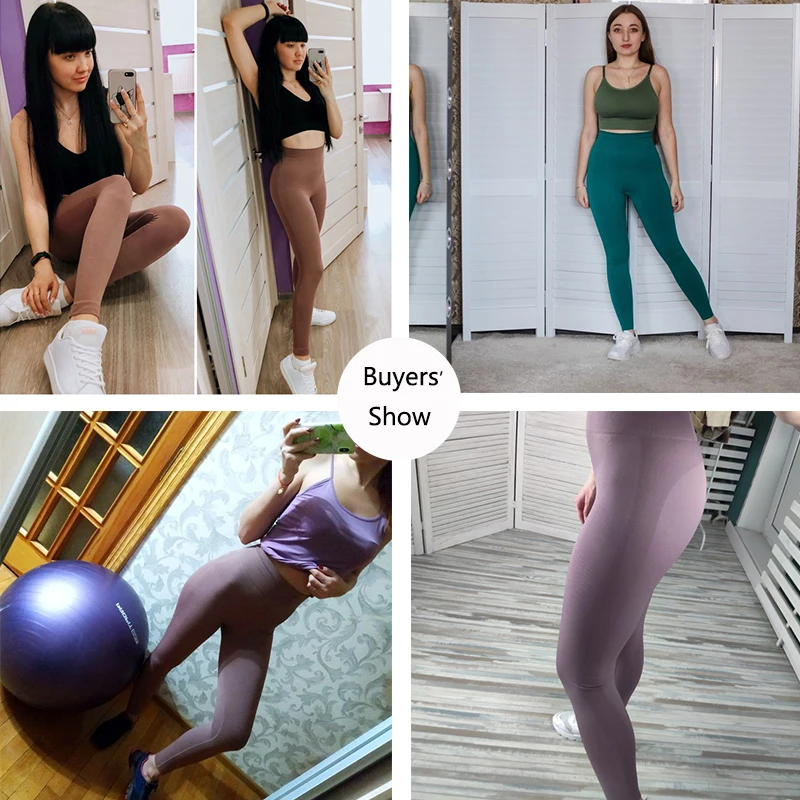 

Sportwear Pants Women High Waist Adduct Abdomen Fitness Tights Yoga Running Legging Instimate Work Out Clohte 9178