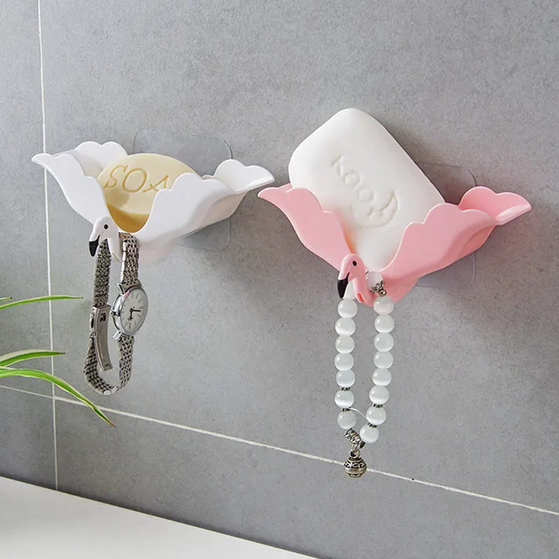 Аксессуары для ванной гаджеты настенный держатель мыла стеллаж хранения