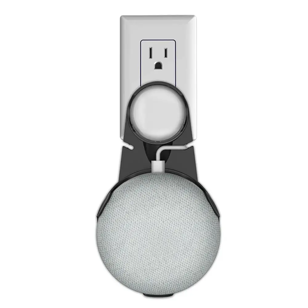 Розетка настенный держатель шнур кронштейн для Google Home Мини голосовой помощник штекер в кухне спальня портативный аудио стенд