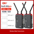 CVW Swift 800pro SWIFT800 Беспроводная система передачи видео HDMI + SDI HD изображения смартфон монитор передатчик приемник 800 футов