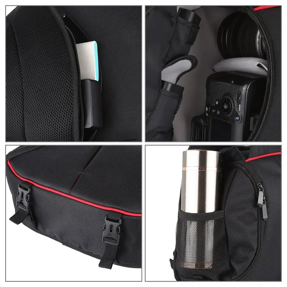 new arrival triangle camera bag sling waterproof backpack shoulder bag for mini tripod lens slr camera accessories free global shipping
