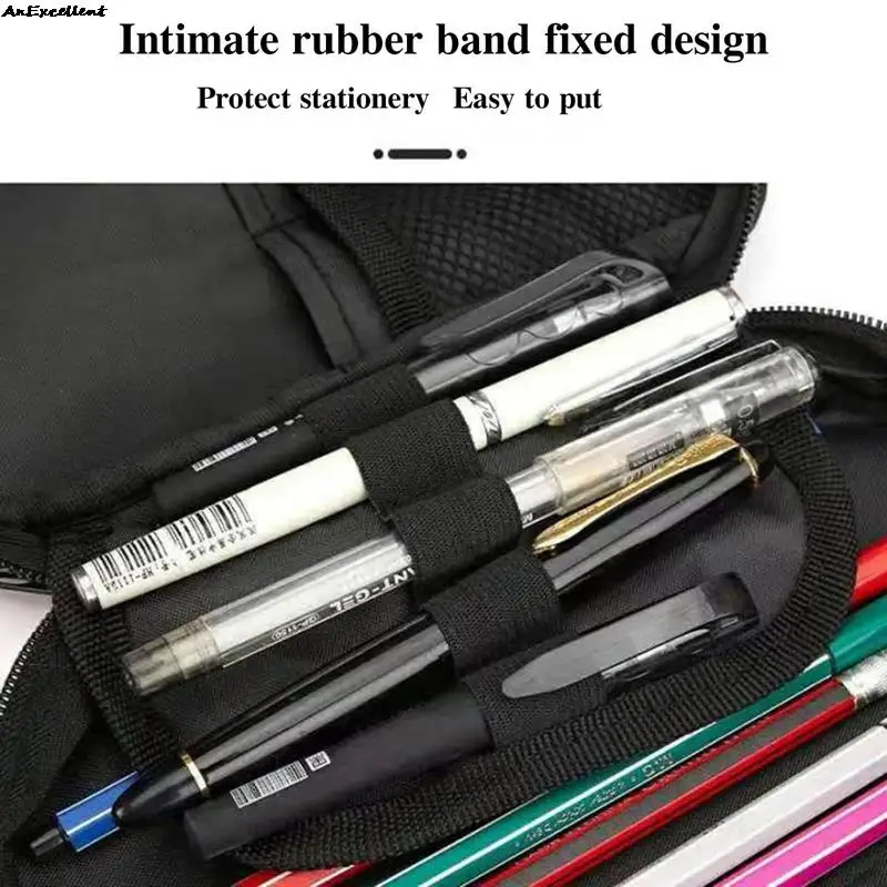 Чехол для карандаша большой емкости с рисунком животного чехол тигром школьные