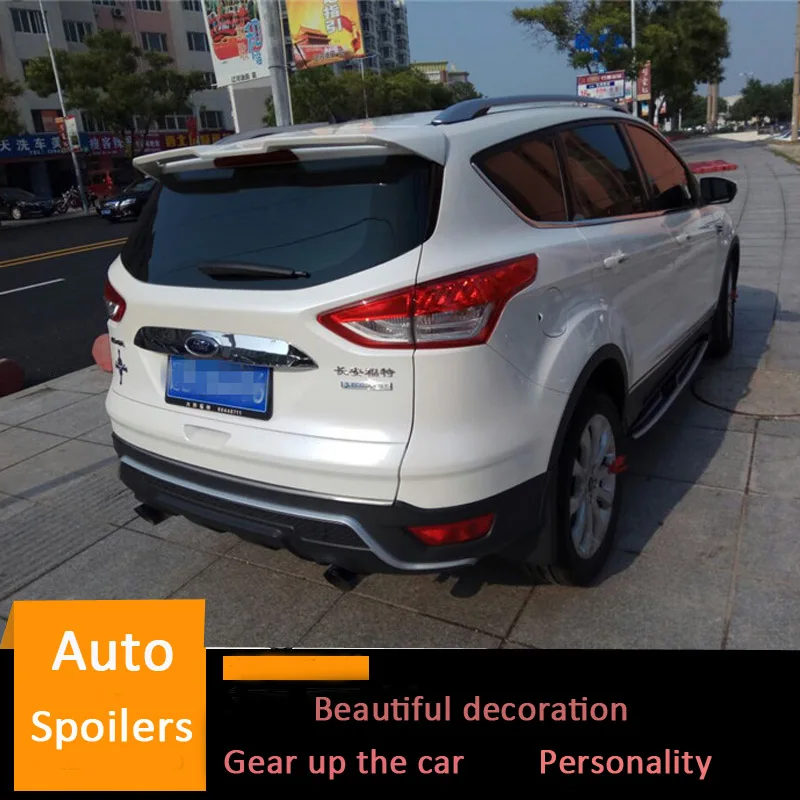 For Ford Escape Spoiler 2013-2018 Kuga ESCAPE High Quality ABS Material Car Rear Wing Primer Color Decoration 2016 | Автомобили и