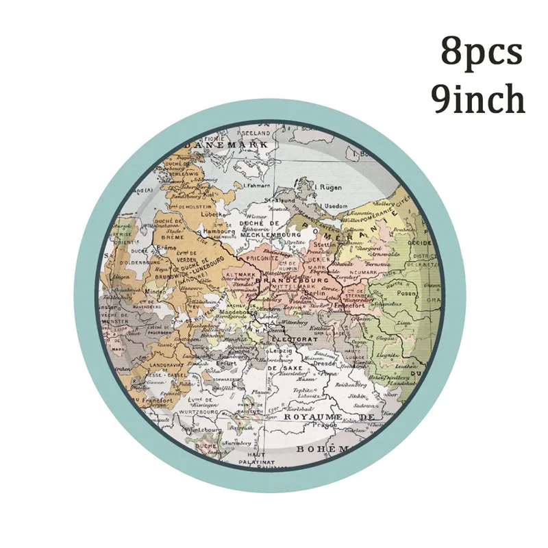8 шт. карта бумажная кружки тарелки салфетки украшения для детского дня рождения