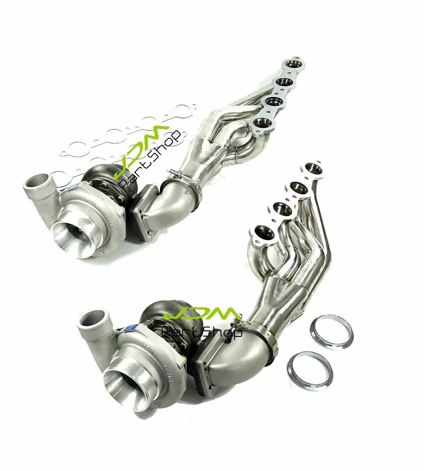 T66 Com A/R70 A/R0.68 Turbo + выхлопная головка ++ коленчатый адаптер для малого блока V8 LSX LS1 LS2