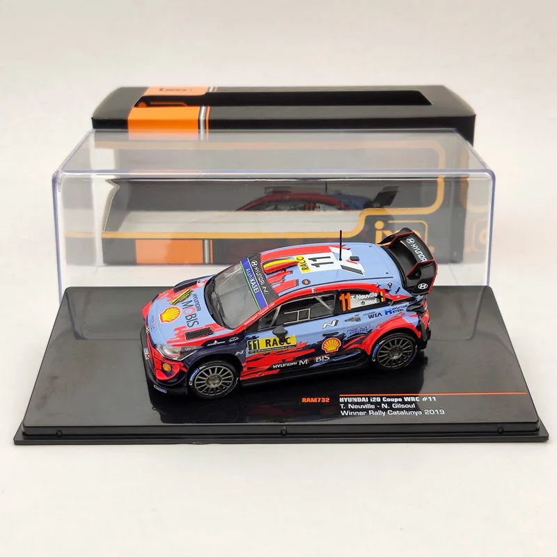 IXO 1:43 для H ~ DAI i20 Coupe WRC #11 T.N N.G Winner Rallye Catalunya 2019 RAM732 Diecast Model Car Limited Edition|Наземный