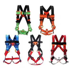rock climbing safety harnes full body harness belt for mountaineeringrappellingtree climbing equipment accessories free global shipping