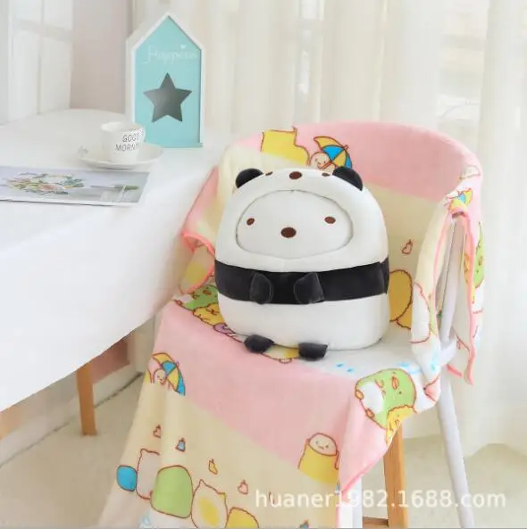 Мультяшная японская анимационная кукла sumikko gurashi угловая био-Подушка с одеялом