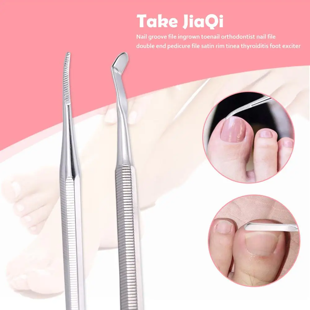 Вросший носок ногтей корректный Лифтер Onychomycosis Paronychia Podiatry педикюрный файл