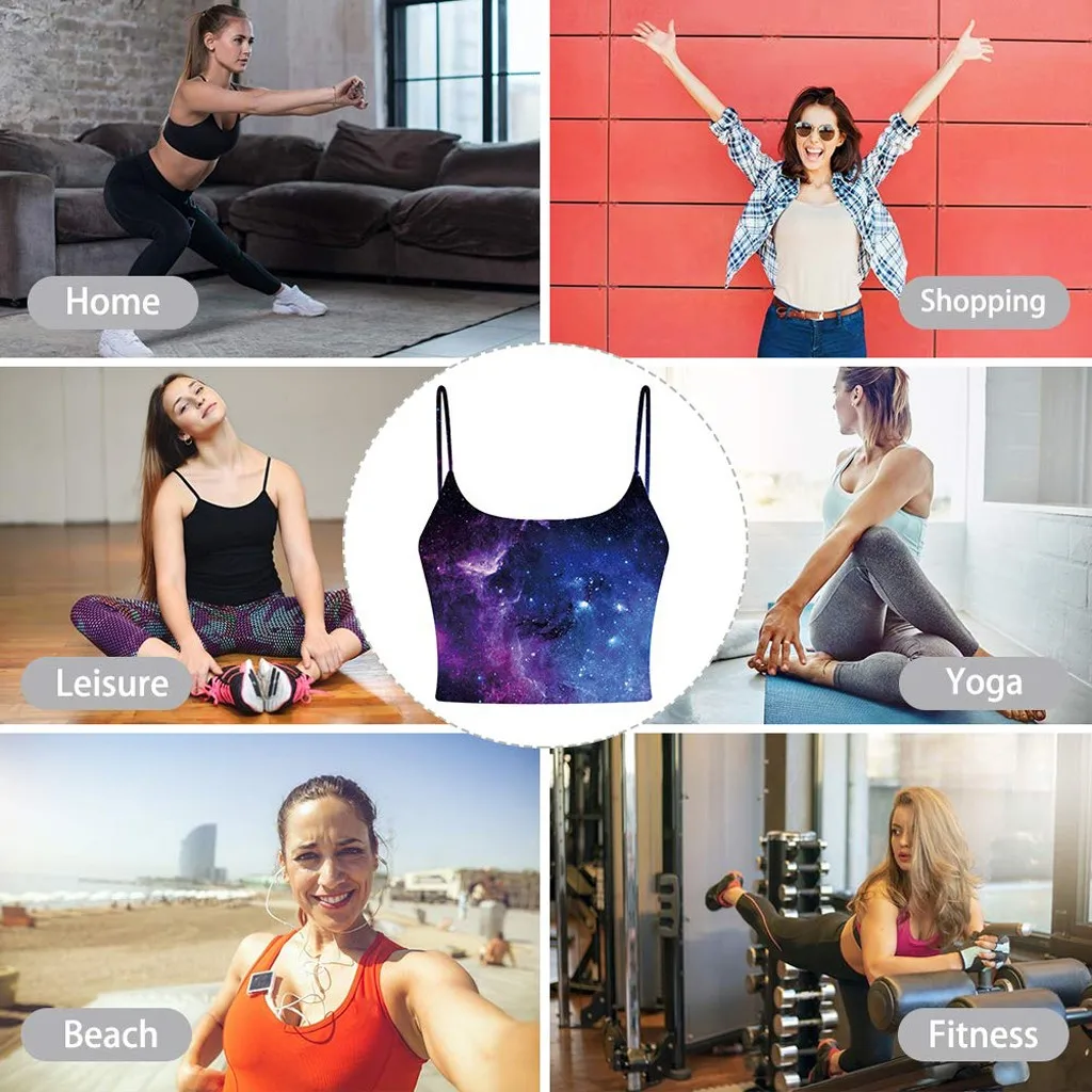 

Crop Tops Women's Tube Top Women Vintage Sleeveless Casual Vest Ladies Chest Pad Movement Short Tank Tops
