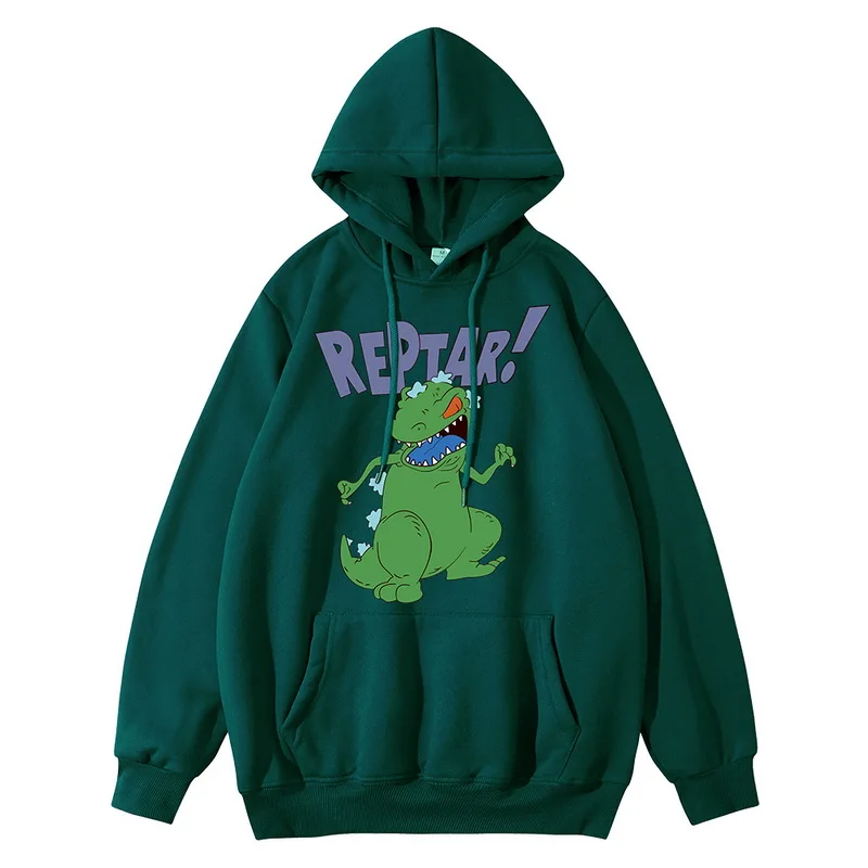Толстовка в стиле хип-хоп с капюшоном уличная одежда пуловер принтом REPTAR