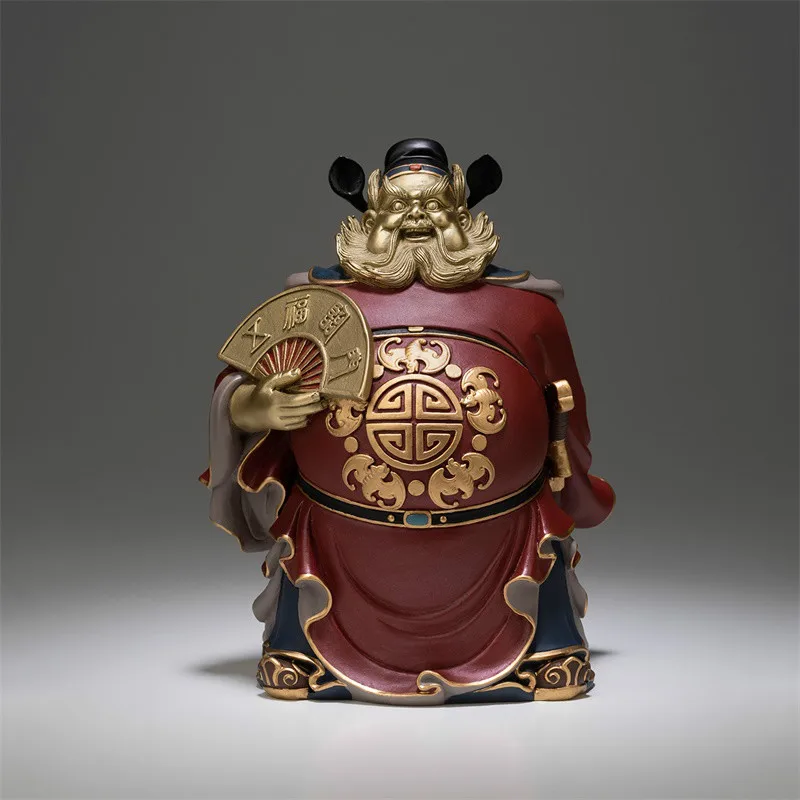 

Copper Ornaments "Zhongzhen's Evil-Removing Town House" Copper Crafts Home Ornaments