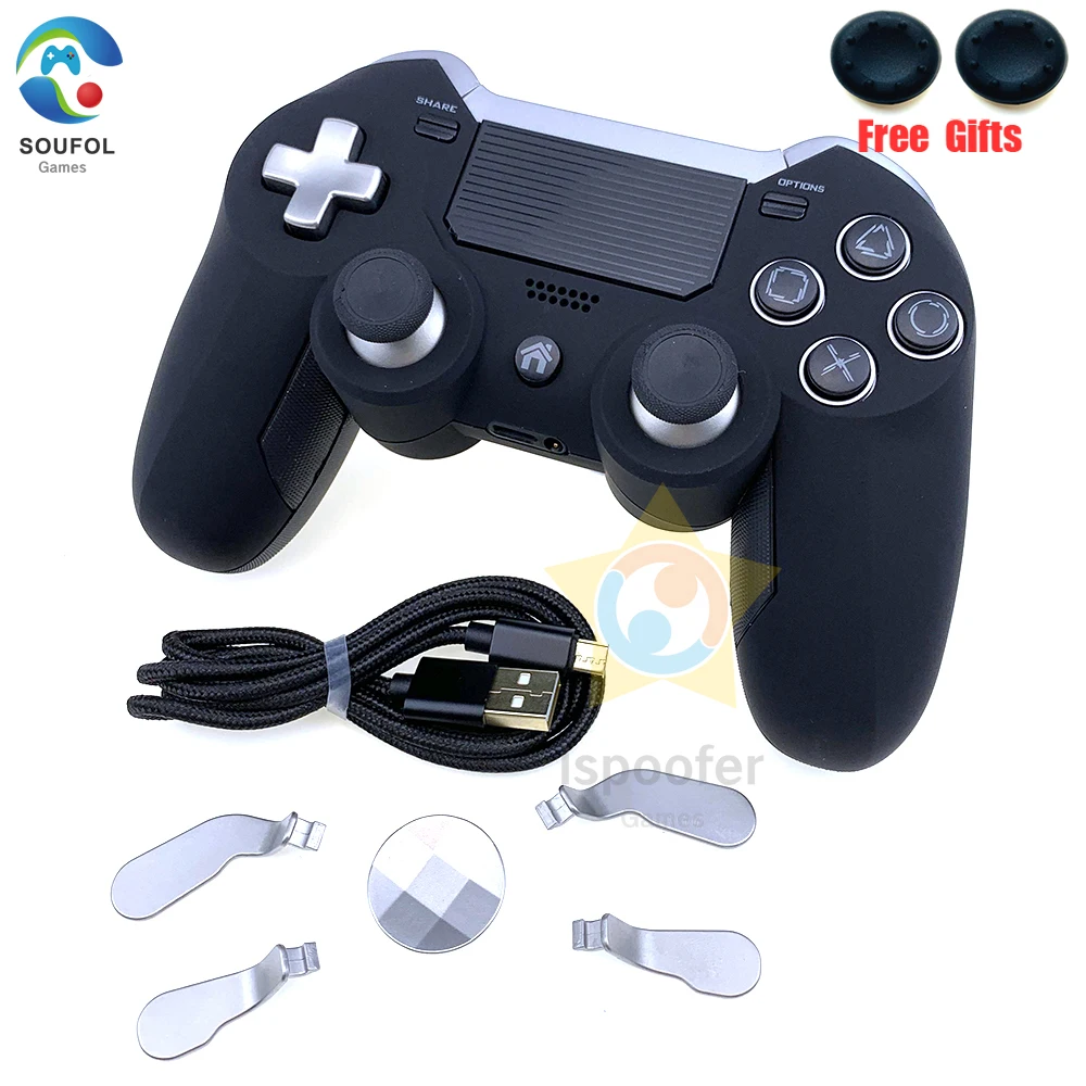 Новинка 2020 геймпад для PS4 с двойной вибрацией Элитный беспроводной контроллер