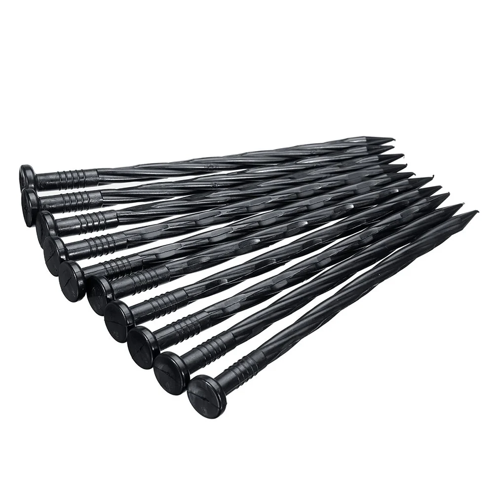 

300cm/500cm Plastic Garden Lawn Flower Bed Fence Landscape Edging Decor with Pin Garden Tool