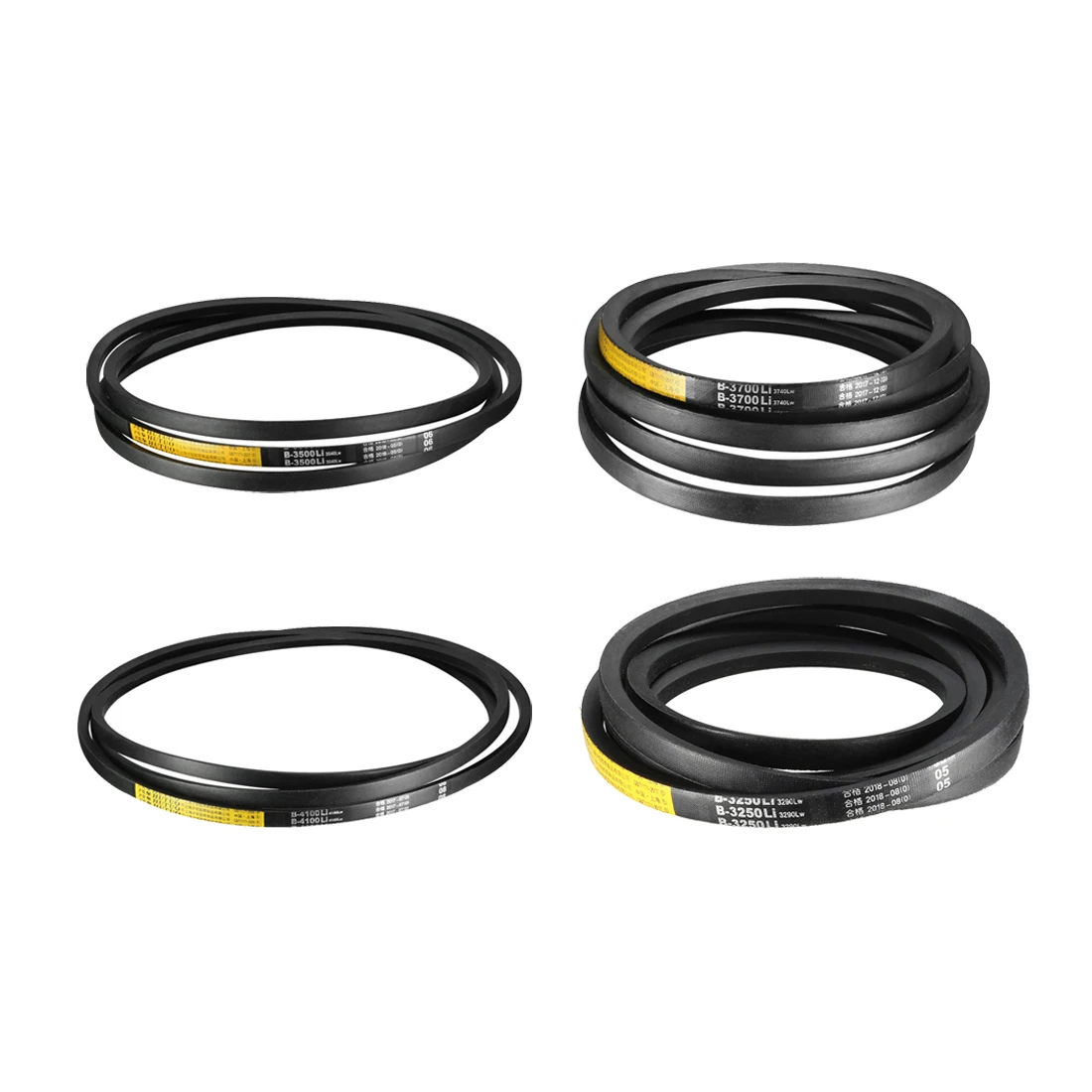 

uxcell 8pcs Drive V-Belt Industrial Rubber Transmission Belt Replacement