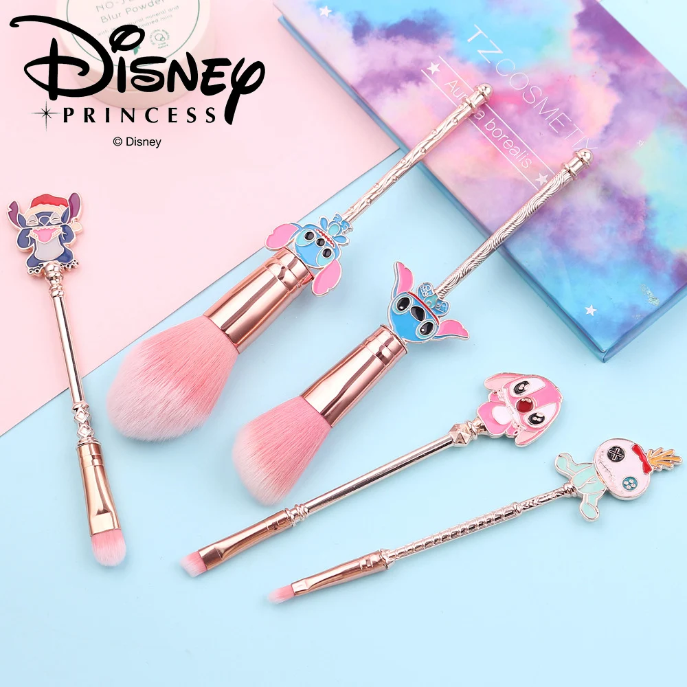 

A Set Of Disney Makeup Brushes Stitch Doll Shape Around The Gift Star Trek Baby Stitch Cute Cosmetics