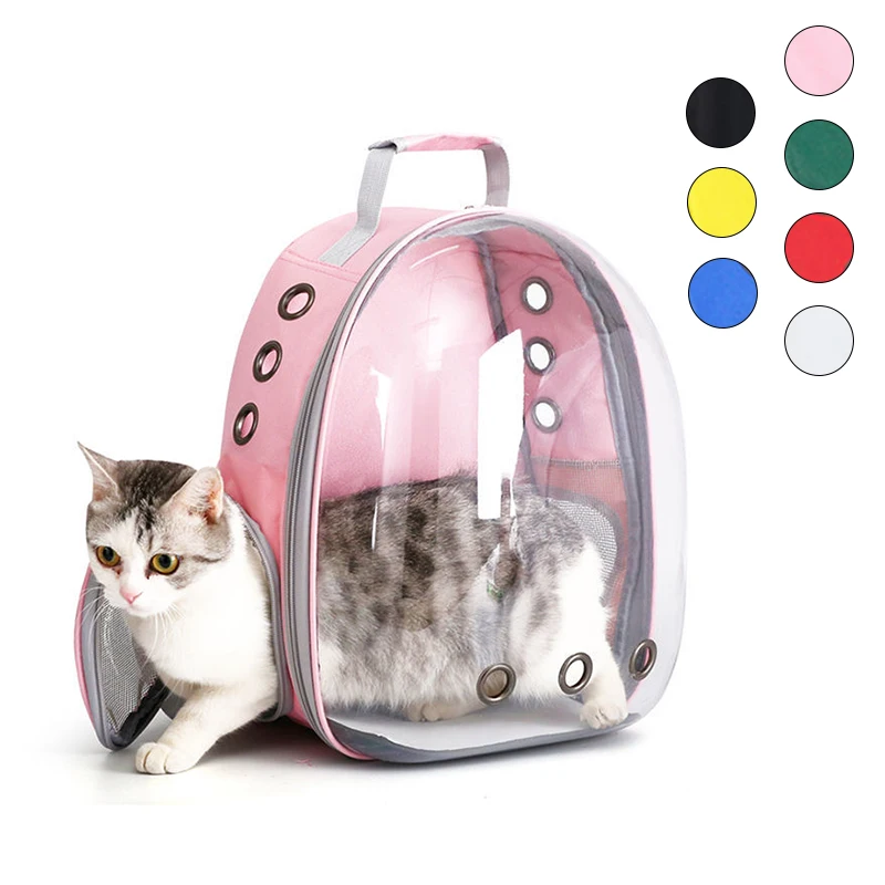 

Pet Backpack Carrier For Cats Puppy Dogs Breathable Cat Bagpack Accessories Large Bag Dog Carrier Outdoor Travel Transportation