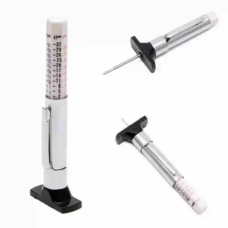 

0-25mm Tire Depth Gauge Tread Standard Metric Gage Guage 2 Model Can Choose