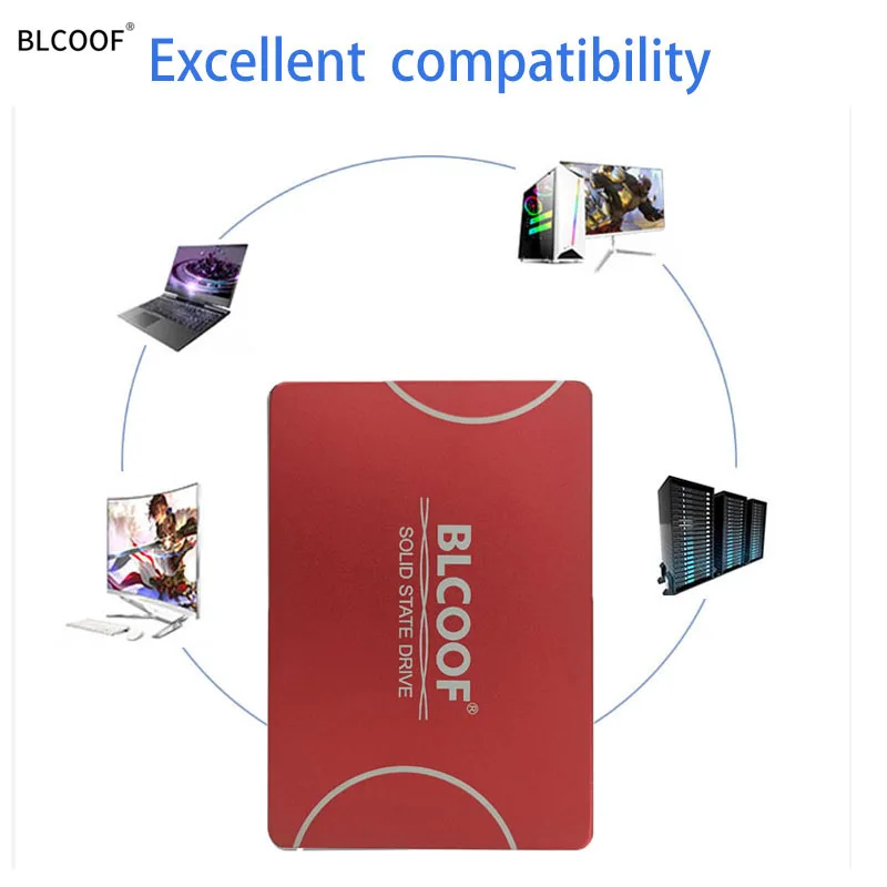 

Твердотельный накопитель BLCOOF SSD SATA III 2,5, 120 ГБ, 240 ГБ, 256 ГБ, Внутренний твердотельный жесткий диск TLC 480 ГБ, 512 ГБ, 1 ТБ SSD для ноутбуков/настольных ...
