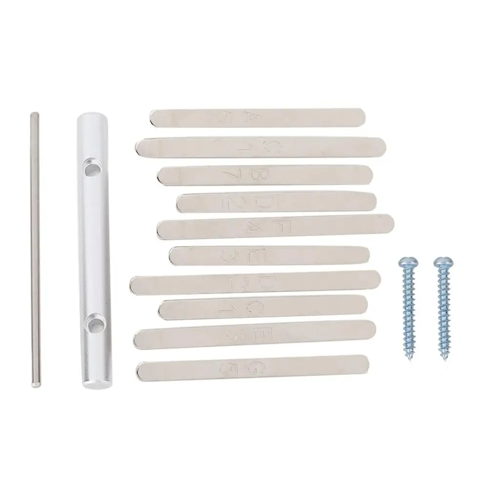 

10 Keys Kalimba Shrapnel Thumb Piano Set Finger Exerciser Music Instrument Performance