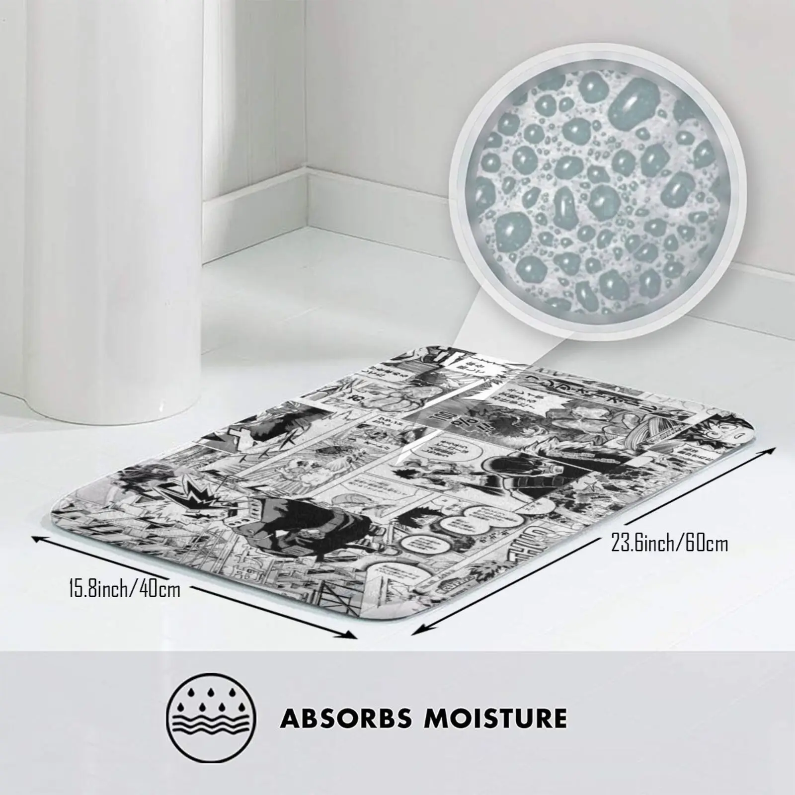 Коллаж для манги коврик подушка Todoroki Deku Midoriya все может манга Bakugo Mineta панели