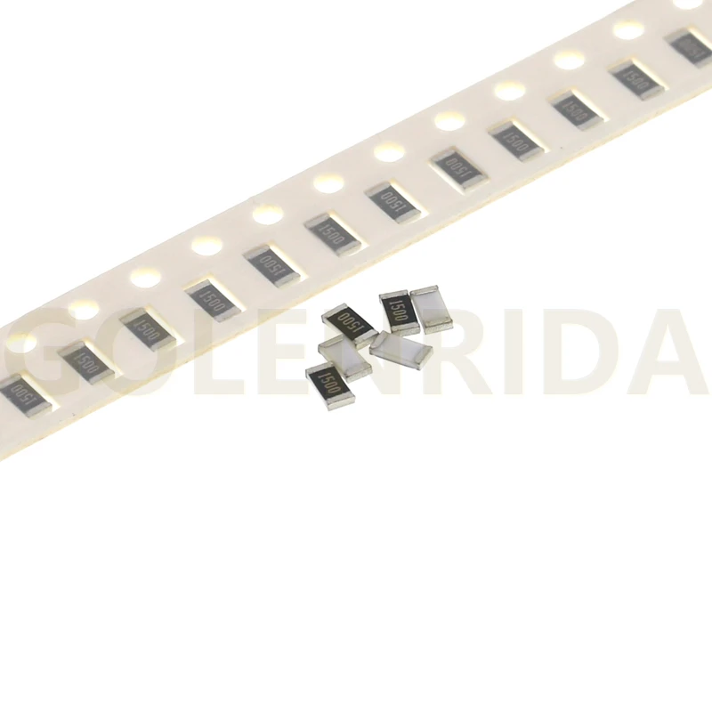 100 шт. 1206 SMD резистор 1% 820 Ом чиповый 0 25 Вт 1/4 820R 821|Резисторы| |