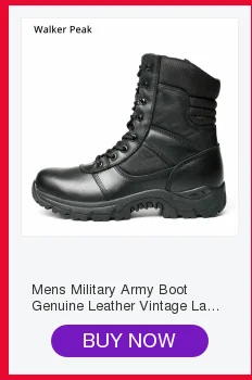 Winter Ankle Boots mens Genuine Leather Snow Boots Big Size 38-50 Outdoor Warm Winter Shoes for Men Anti-cold Boots Walker Peak