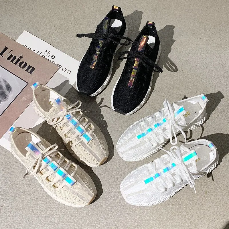 Fujin 2020 новая весенняя и осенняя модная женская повседневная обувь из сетчатого