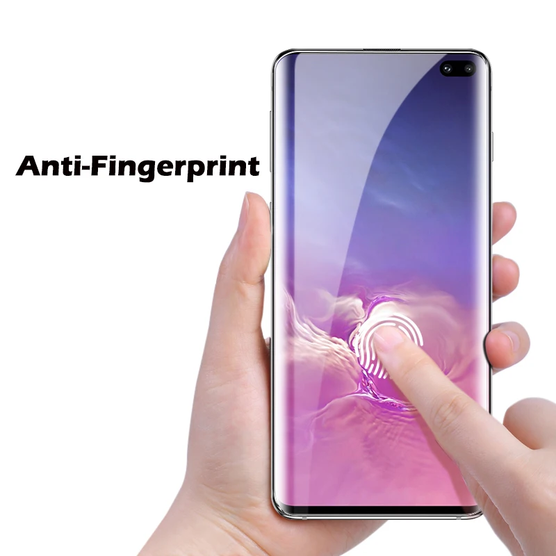 Полностью изогнутое закаленное стекло для samsung Galaxy S10 S9 S8 Plus S10E Защита экрана S7 Edge