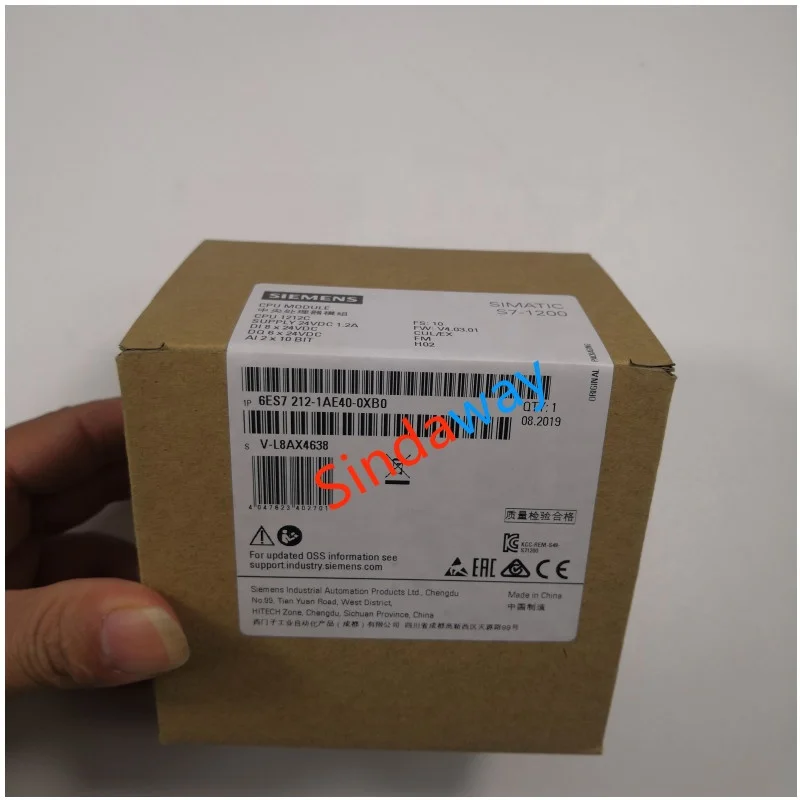 

NEW ORIGINAL CPU MODULE 6ES7212-1AE40-0XB0 SIMATIC S7-1200, CPU 1212C