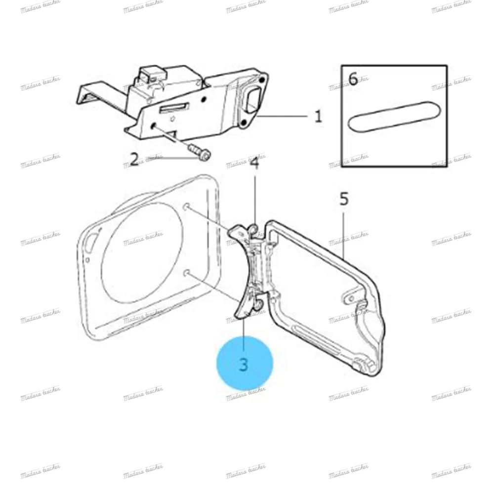 

For Volvo Fuel Flap HATCH Hinge V70,XC70,XC90,S60,S80,30649879 9483545 31265160