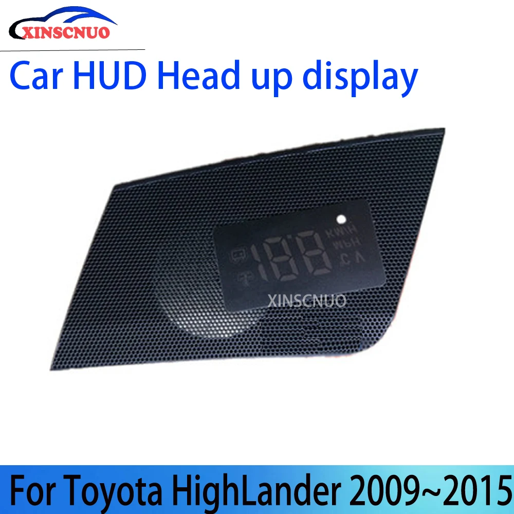 XINSCNUO для Toyota HighLander 2009 ~ 2015 2016 2017 2018 2019 OBD автомобиля HUD Дисплей проекционный