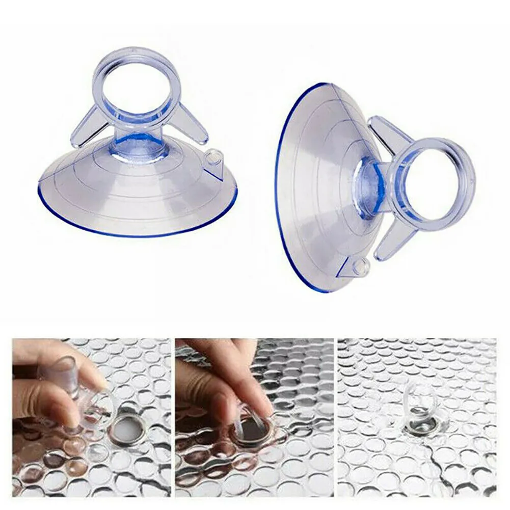 

Sunshade Hooks Plastic Suction Cup Rubber Suckers 45mm Accessories Clear