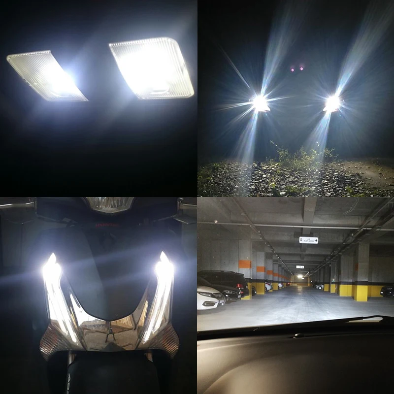 2x высокой мощности T10 W5W 15 Вт 194 168 Cree чип XP E белая Светодиодный ная лампа DRL