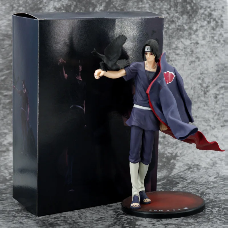 

23CM Naruto figure itachi GK Action Figure Shippuden Anime Model Uzumaki Uchiha Itachi Akatsuki PVC Statue Collectible Toys