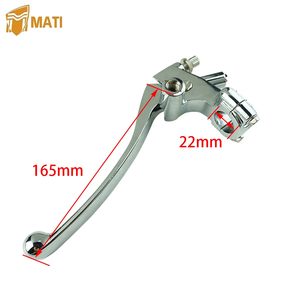 Универсальный хромированный поршень 14 мм для мотоцикла передняя Тормозная муфта