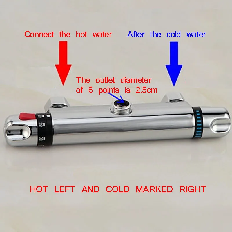Скрытый душевой водонагреватель термостат смесительный клапан