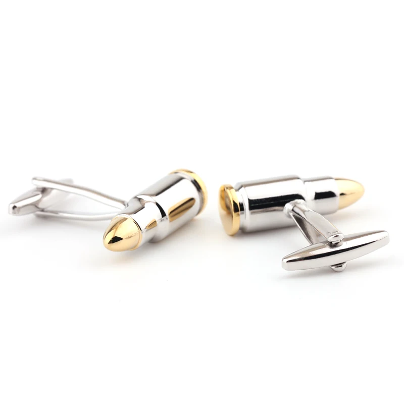 Double color bullet cufflinks men's fashion personality shirts high-grade garment accessories | Украшения и аксессуары