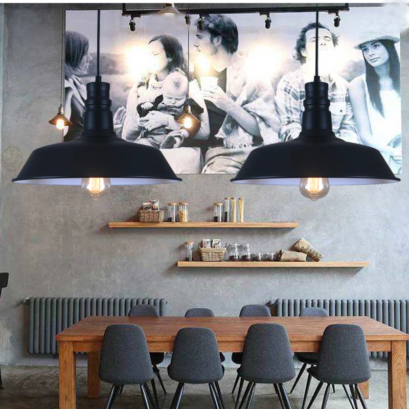 Современный подвесной светильник в стиле индастриал винтажный потолочный для